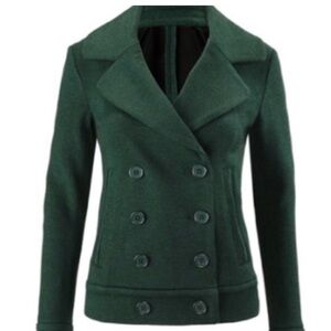 Cabi green pea jacket